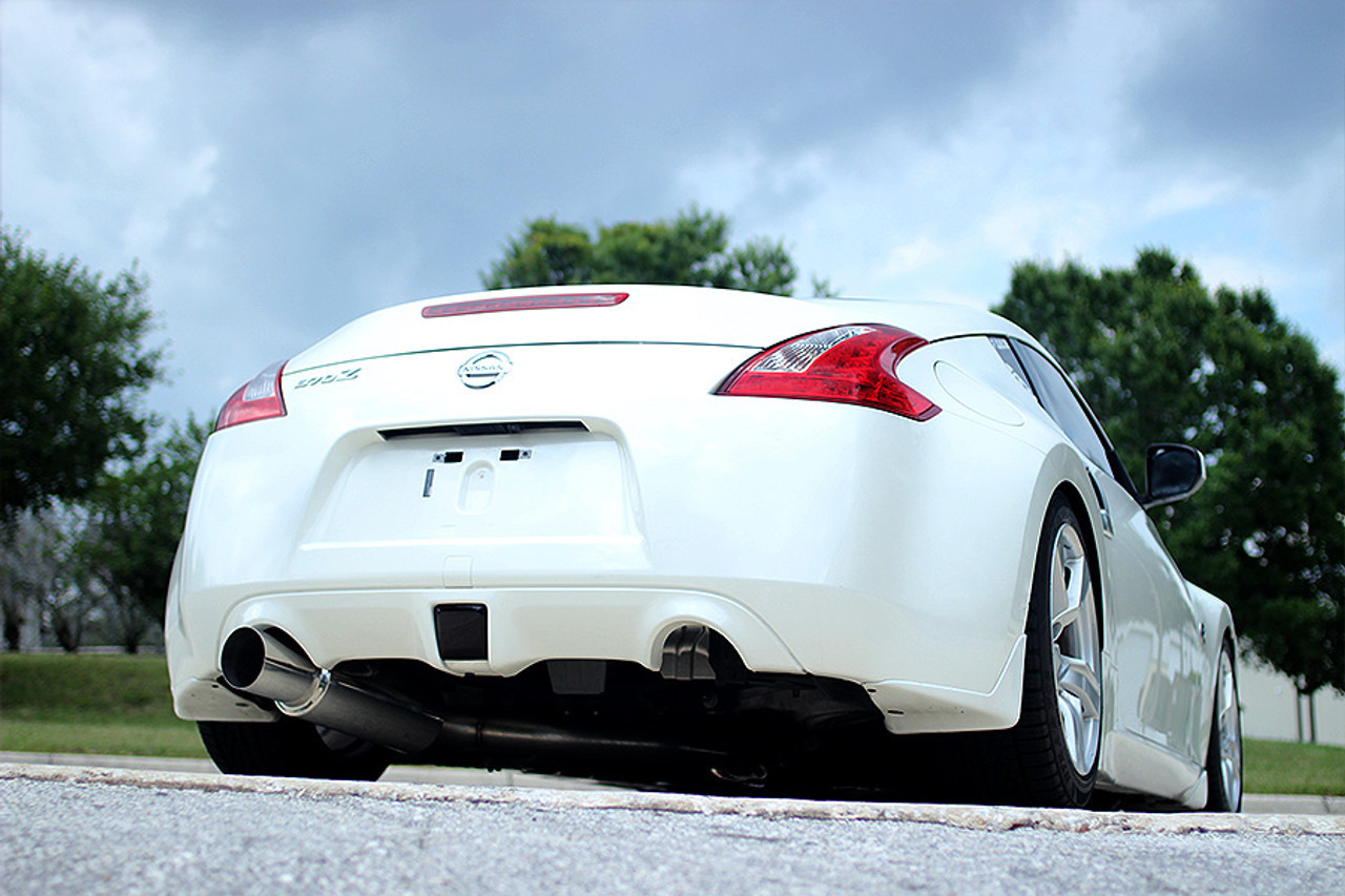 ISR / SINGLE GT / CAT-BACK EXHAUST SYSTEM / POLISHED TIP (IS-GT-370Z) *** NISSAN 370Z (2009-2020)