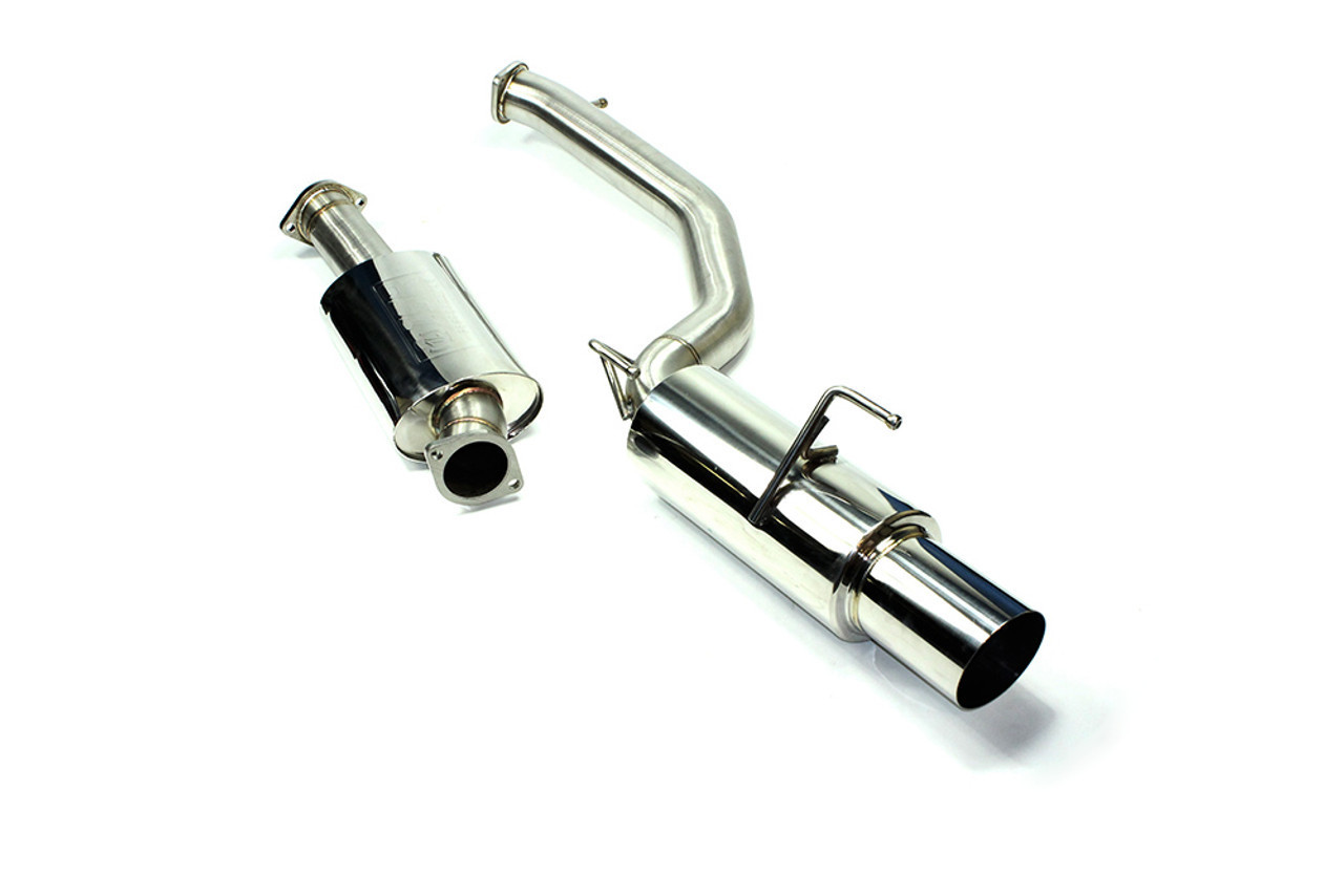 ISR / SINGLE GT / CAT-BACK EXHAUST SYSTEM / BURNT BLUE TIP (IS-GT-370Z-BT) *** NISSAN 370Z (2009-2020)