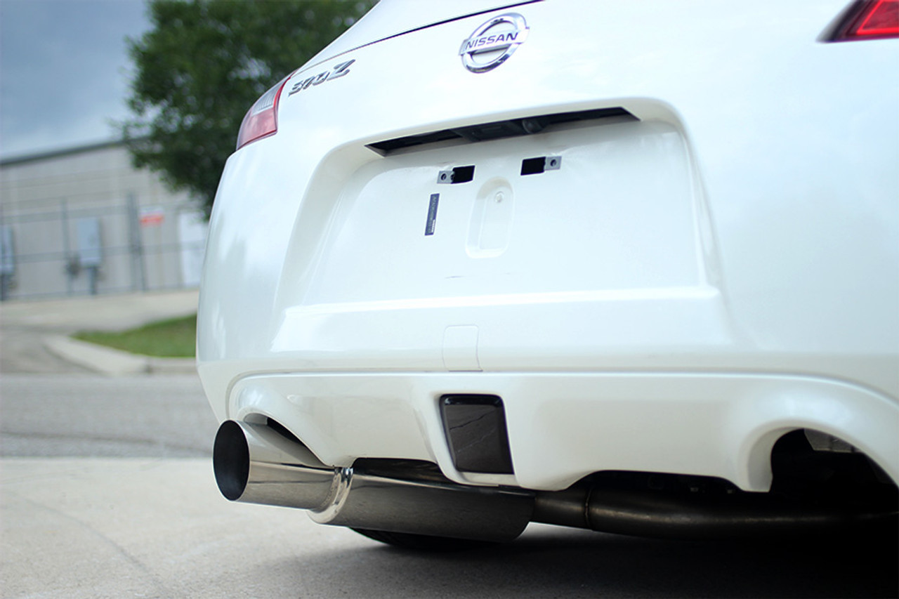 ISR / SINGLE GT / CAT-BACK EXHAUST SYSTEM / BURNT BLUE TIP (IS-GT-370Z-BT) *** NISSAN 370Z (2009-2020)