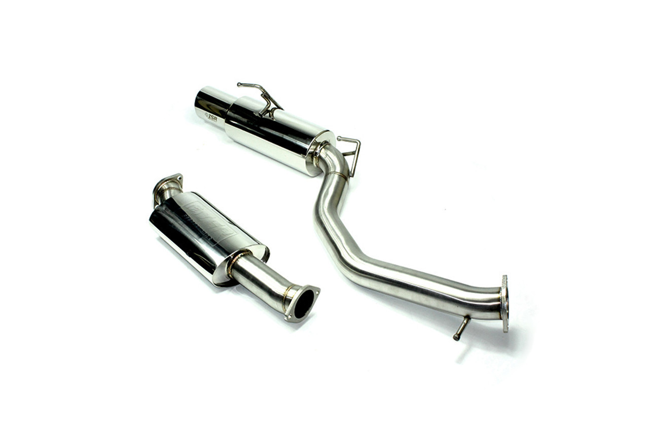 ISR / SINGLE GT / CAT-BACK EXHAUST SYSTEM / BURNT BLUE TIP (IS-GT-370Z-BT) *** NISSAN 370Z (2009-2020)