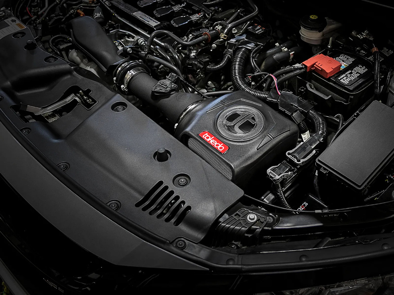 AFE / TAKEDA COLD AIR INTAKE SYSTEM / PRO-S DRY FILTER (TM-1026B-D) *** HONDA CIVIC SI (2017-2021) 1.5L TURBO