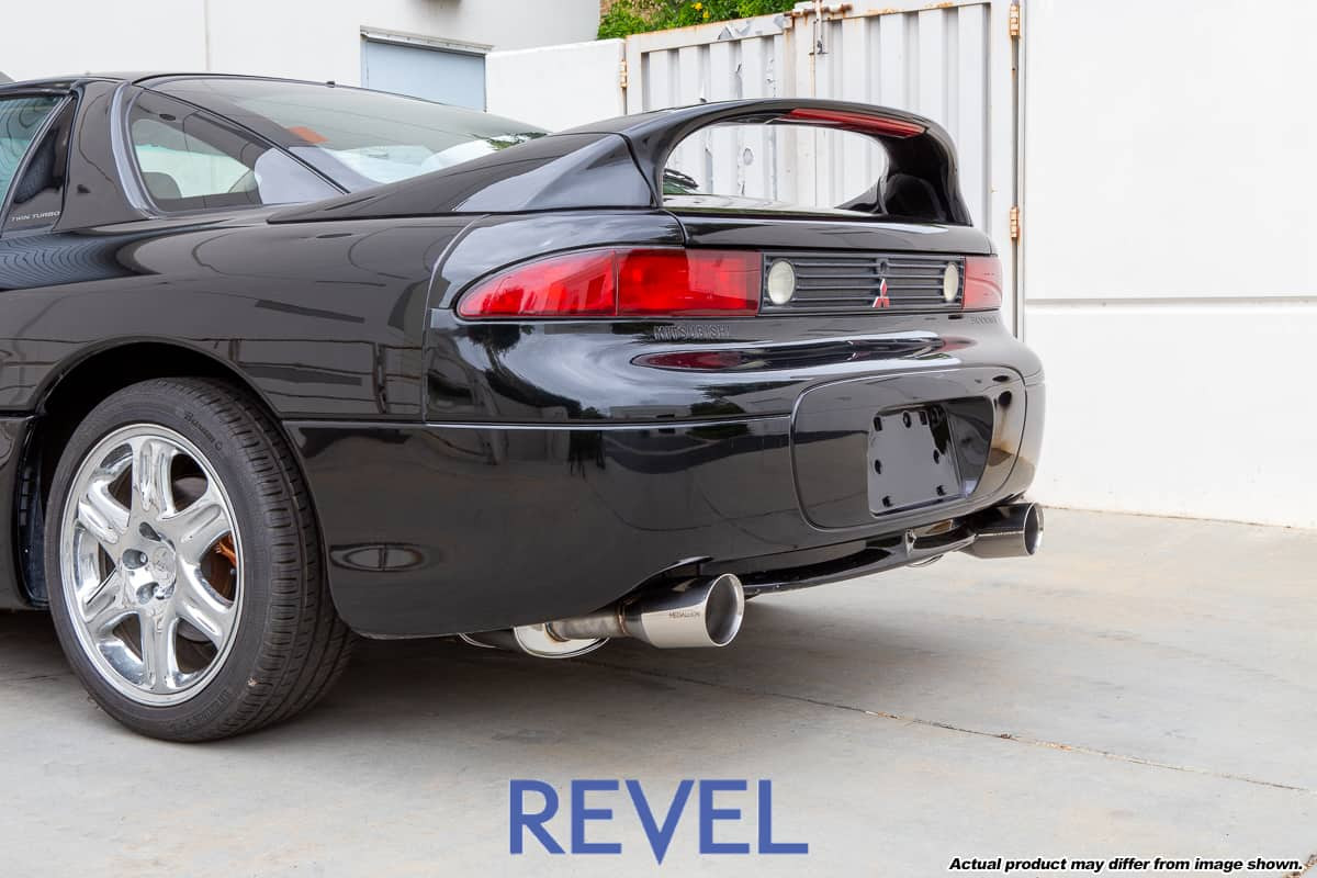 REVEL / MEDALLION TOURING-S / DUAL CAT-BACK EXHAUST SYSTEM / STAINLESS STEEL TIPS (T70034R) *** MITSUBISHI 3000GT (1992-1999) VR4 / AWD