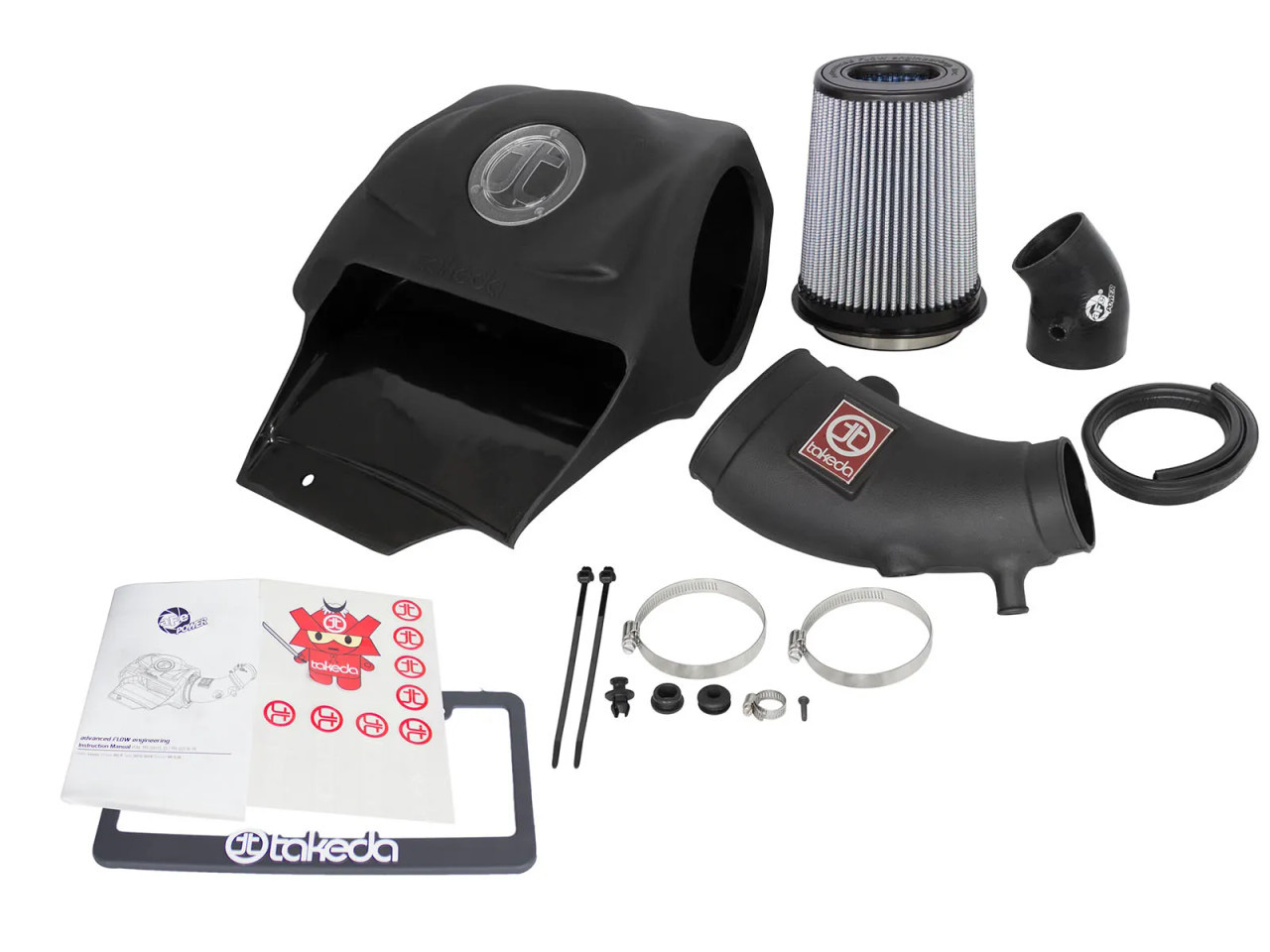 AFE / TAKEDA COLD AIR INTAKE SYSTEM / PRO-5R OILED FILTER (TM-1023B-R) *** HONDA S2000 (2000-2009) 2.0L / 2.2L ENGINE