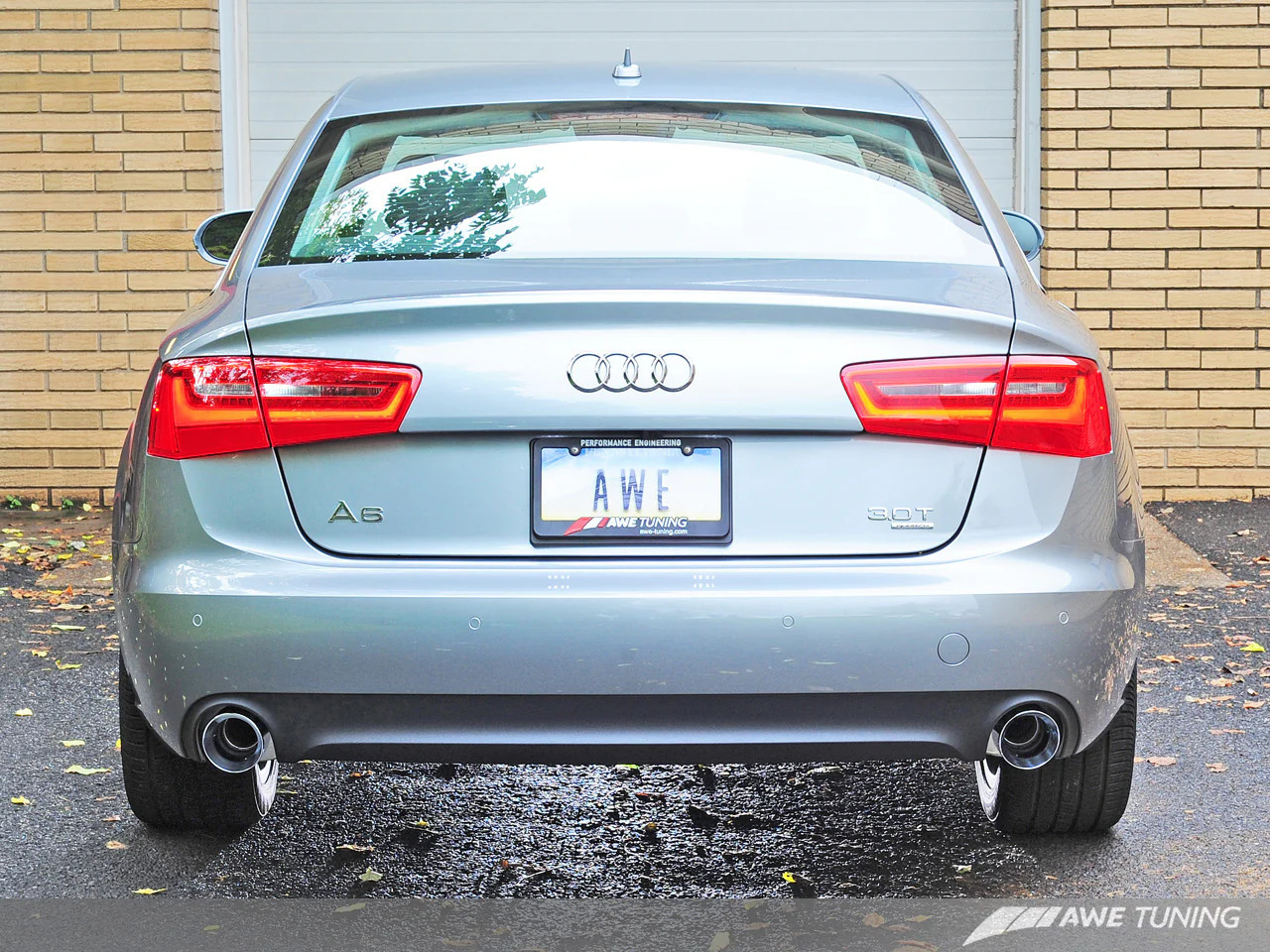 AWE / TOURING EDITION / CAT-BACK EXHAUST SYSTEM / WITH BLACK DIAMOND TIPS (3015-33052) *** AUDI A6 QUATTRO (2012-2015) 3.0L TFSI / SUPERCHARGED ENGINE (C7)