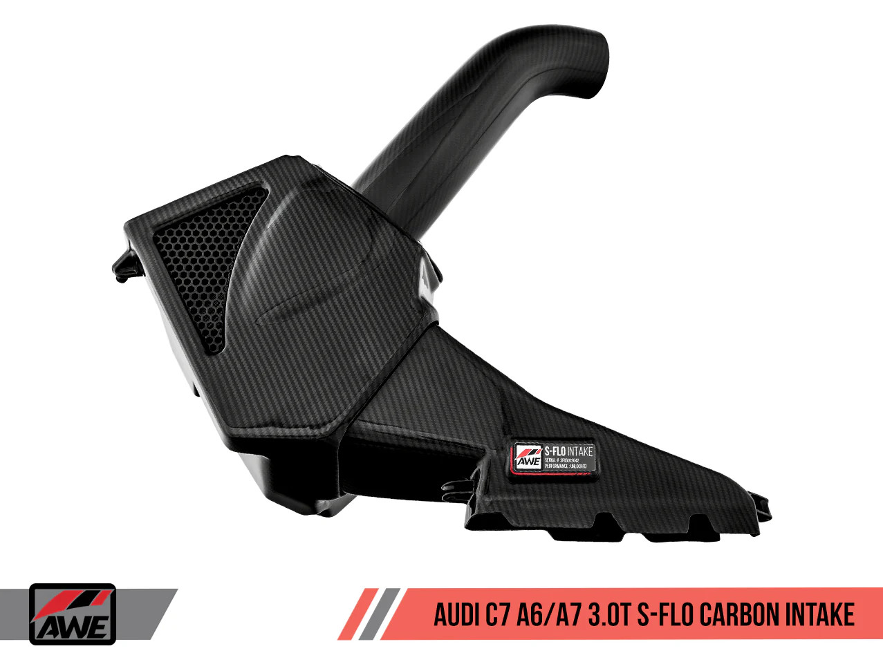 AWE / S-FLO CARBON / COLD AIR INTAKE SYSTEM (2660-15022) *** AUDI A6 (2012-2018) 3.0L TFSI / SUPERCHARGED ENGINE (C7)