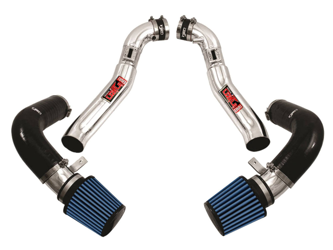 INJEN / LONG TUBE / COLD AIR INTAKE SYSTEM / BLACK PIPING (SP1987BLK) *** NISSAN 350Z (2007-2008) VQ35HR ENGINE