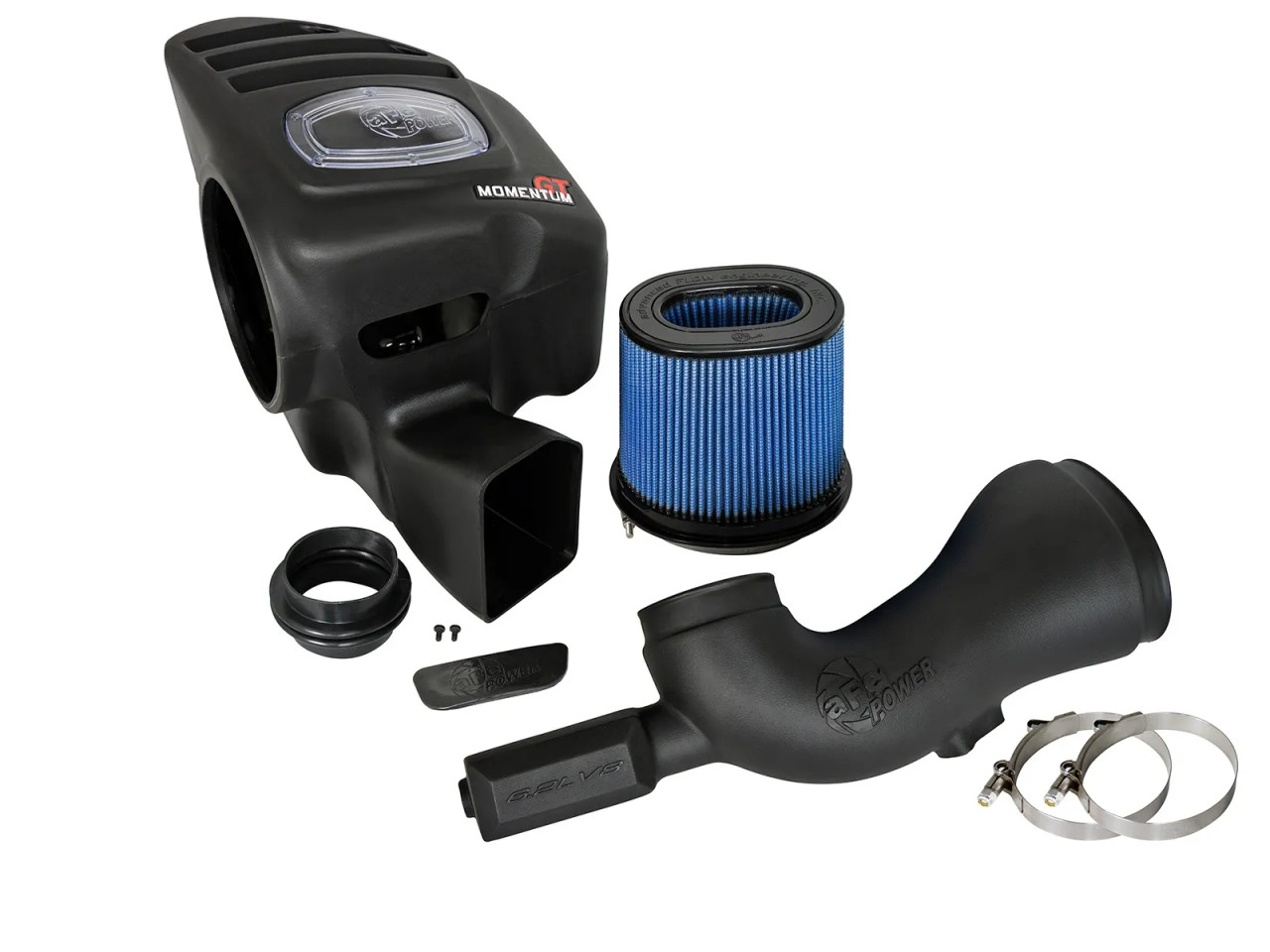 AFE / MOMENTUM GT / COLD AIR INTAKE SYSTEM / PRO-5R OILED FILTER (54-74204) *** CHEVROLET CAMARO (2013-2015) V8 / 6.2L ENGINE