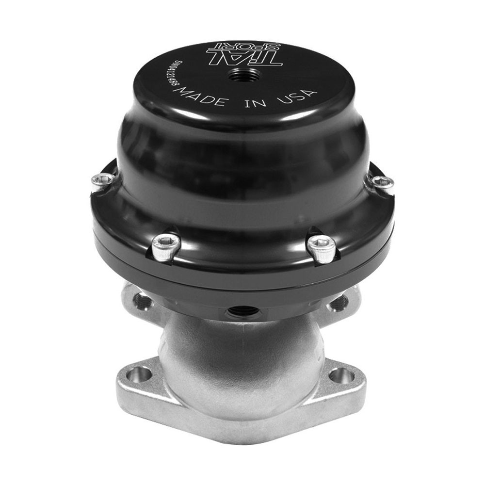 TIAL / 38 MM WG / 2-BOLT FLANGE / F38 EXTERNAL WASTEGATE (002890) *** BLACK COLOR *** (0.5 BAR / 7.25 PSI SPRING)