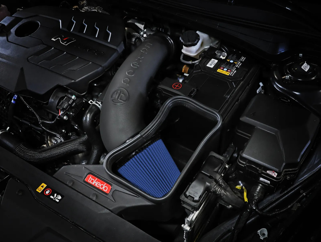 AFE / TAKEDA COLD AIR INTAKE SYSTEM / PRO-5R FILTER (56-10057R) *** HYUNDAI ELANTRA-N (2022-2025) 2.0L TURBO
