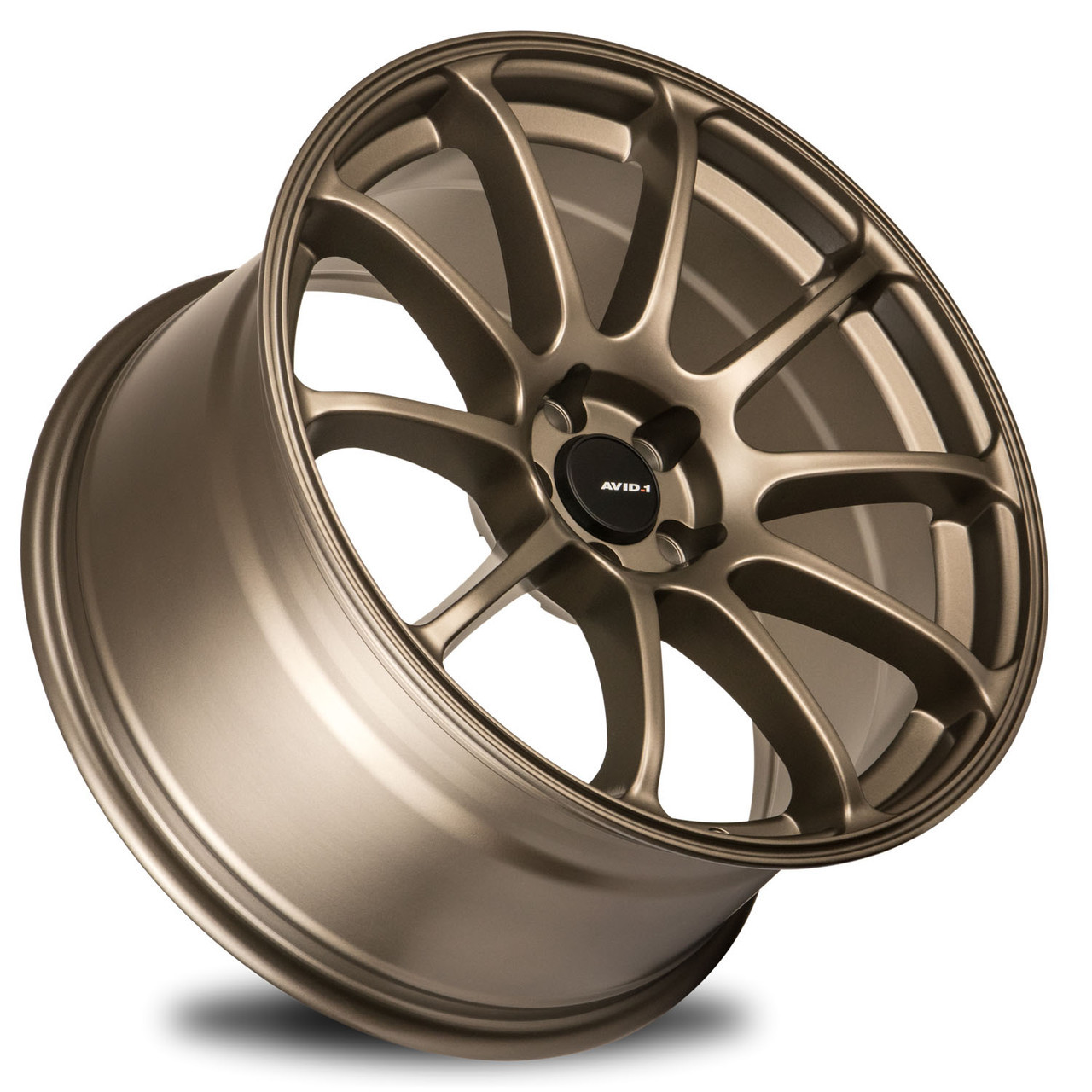 AVID1 WHEELS - AV27 - MATTE BRONZE COLOR (17 X 8.0) +35 ET (5 X 114.3 MM) 73.1 CB