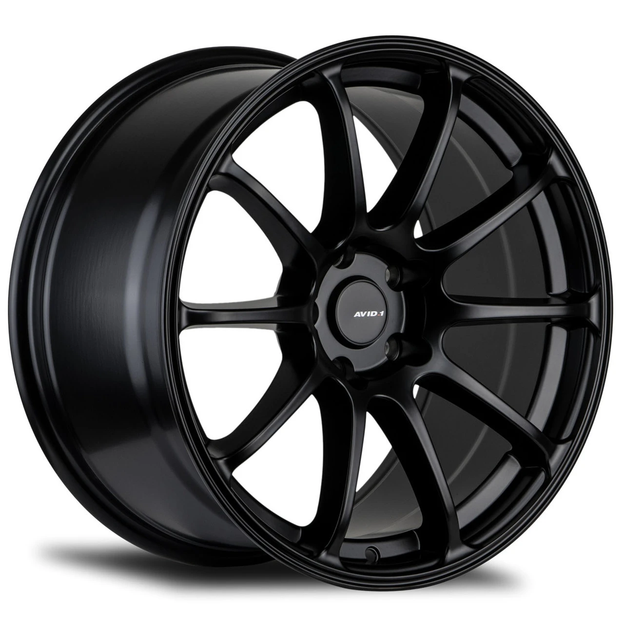 AVID1 WHEELS - AV27 - GLOSS BLACK COLOR (17 X 8.0) +35 ET (5 X 114.3 MM) 73.1 CB