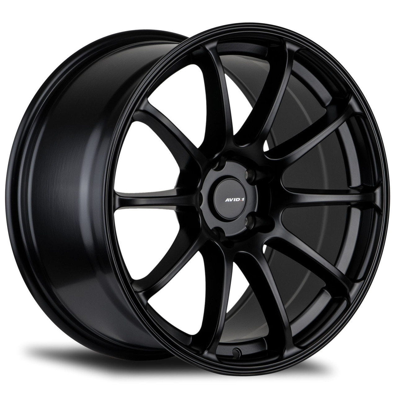 AVID1 WHEELS - AV27 - GLOSS BLACK COLOR (18 X 9.5) +38 ET (5 X 114.3 MM) 73.1 CB