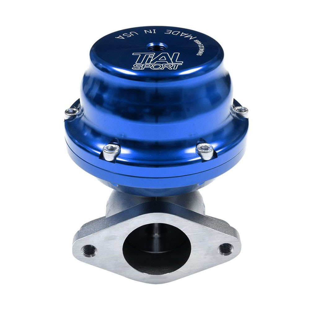 TIAL / 38 MM WG / 2-BOLT FLANGE / F38 EXTERNAL WASTEGATE (002914) *** BLUE COLOR *** (1.0 BAR / 14.50 PSI SPRING)