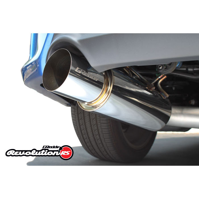 GREDDY / REVOLUTION RS / UNIVERSAL STAINLESS STEEL MUFFLER / 3.00 INCH INLET / 4.00 INCH TIP (11001130)