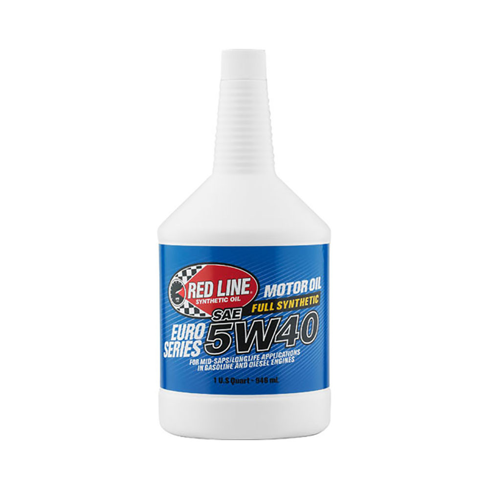 RED LINE (SAE 5W-40 EURO) HIGH PERFORMANCE / SYNTHETIC MOTOR OIL (12404) *** 1 QUART ***