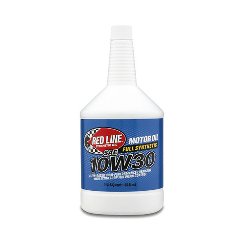 RED LINE (SAE 10W-30) HIGH PERFORMANCE / SYNTHETIC MOTOR OIL (11304) *** 1 QUART ***
