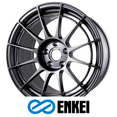 ENKEI WHEELS - NT03RR - MATTE GUN METAL COLOR (18 X 10.5) +25 ET (5 X 114.3 MM) 75 CB / 512-8105-6525GM