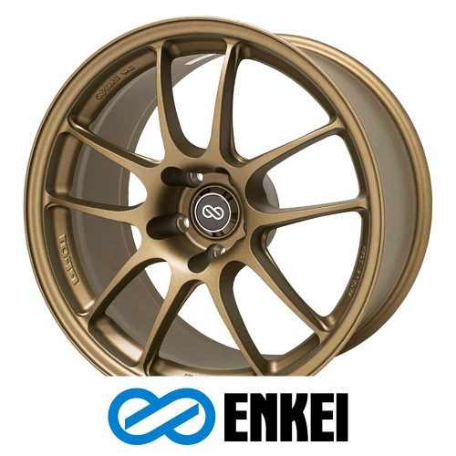 ENKEI WHEELS - PF01 - TITANIUM GOLD COLOR (18 X 10.5) +15 ET (5 X 114.3 MM) 75 CB / 46081056515TG