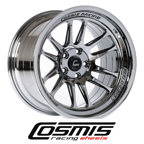 COSMIC RACING WHEELS - XT206R - BLACK CHROME (18 X 11.0) +8 ET (5 X 114.3 MM) 73.1 CB