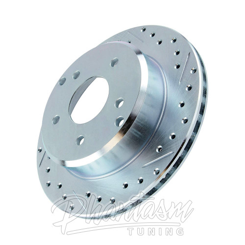 STOPTECH / DRILLED AND SLOTTED / FRONT / SPORT BRAKE ROTOR / SOLD AS SINGLE (227.47021) *** SUBARU BRZ (2013-2021)