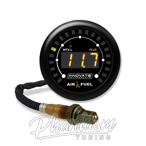 INNOVATE / MTX-L PLUS / WIDEBAND AIR FUEL RATIO GAUGE KIT (39180) *** WITH 8 FEET 02 SENSOR HARNESS ***