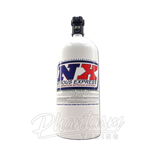NITROUS EXPRESS / 10 LBS NITROUS BOTTLE / WITH LIGHTNING 500 VALVE (11100)