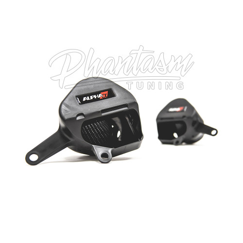 AMS / RED ALPHA / COLD AIR INTAKE SYSTEM / BLACK BOX (ALP.28.08.0001-1) *** INFINITI Q60 COUPE (2017-2022) 3.0L TURBO