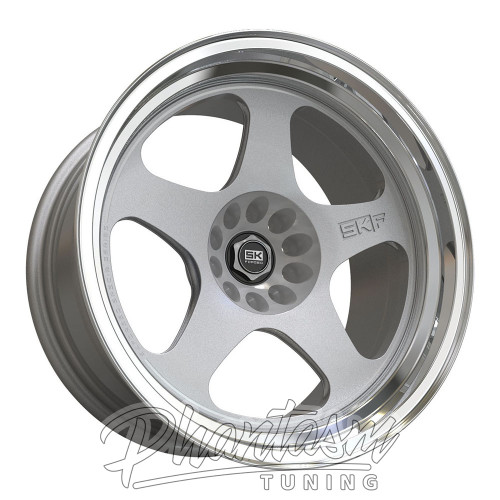 SK FORGED WHEELS / GT2 / DEEP DISH MONO BLOCK / SILVER COLOR (18 X 11.0) -25 ET (5 X 114.3 / 5 X 112 MM)
