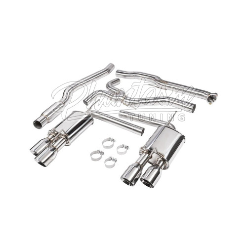 DC SPORTS / CAT-BACK EXHAUST SYSTEM / POLISHED TIPS (DCS5534) *** HONDA ACCORD (2018-2022) 2.0L TURBO