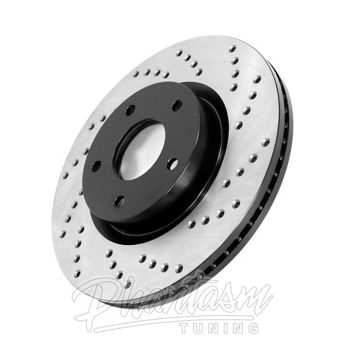STOPTECH / DRILLED / REAR BRAKE ROTOR / SOLD AS SINGLE (128.44105) *** TOYOTA SUPRA (1993-1998) TURBO