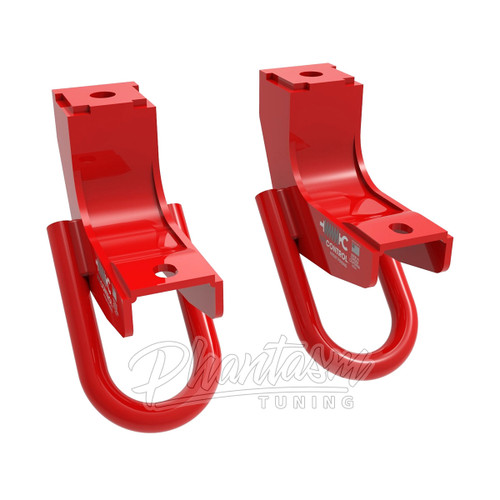 AFE / FRONT TOW HOOKS / RED COLOR (450-72T001-R) *** TOYOTA TUNDRA (2022-2026) 3.5L TURBO