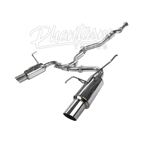 INVIDIA / N1 / DUAL CAT-BACK EXHAUST SYSTEM / STAINLESS TIPS (HS22WRXGTP) *** SUBARU WRX (2022-2026) 2.4L TURBO