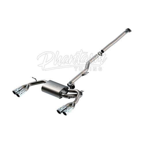 BORLA / S-TYPE / CAT-BACK EXHAUST SYSTEM (140350) *** HYUNDAI GENESIS COUPE (2010-2012) 2.0L TURBO