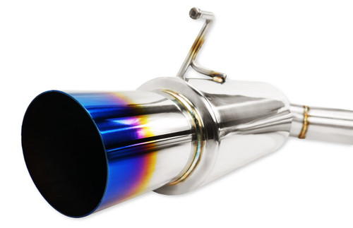 ISR / SINGLE GT / CAT-BACK EXHAUST SYSTEM / BURNT BLUE TIP (IS-GT-370Z-BT) *** NISSAN 370Z (2009-2020)