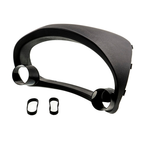 SMY / DUAL GAUGE POD / INSTRUMENT CLUSTER BEZEL / BLACK COLOR (SMYCLSTR1) *** SUBARU WRX STI (2008-2014)