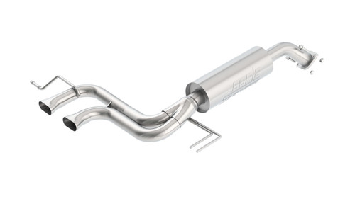 BORLA / S-TYPE AXLE-BACK EXHAUST SYSTEM / STOCK TIPS (11821) *** HYUNDAI VELOSTER (2012-2017) 1.6L NON-TURBO