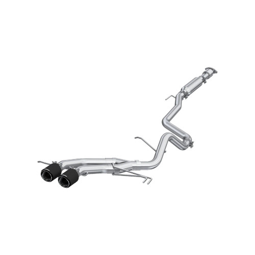MBRP / ARMOR PLUS / CAT-BACK EXHAUST SYSTEM / CARBON FIBER TIPS (S47034CF) *** HYUNDAI VELOSTER (2012-2017) 1.6L TURBO