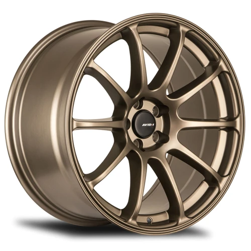 AVID1 WHEELS - AV27 - MATTE BRONZE COLOR (17 X 8.0) +35 ET (5 X 114.3 MM) 73.1 CB
