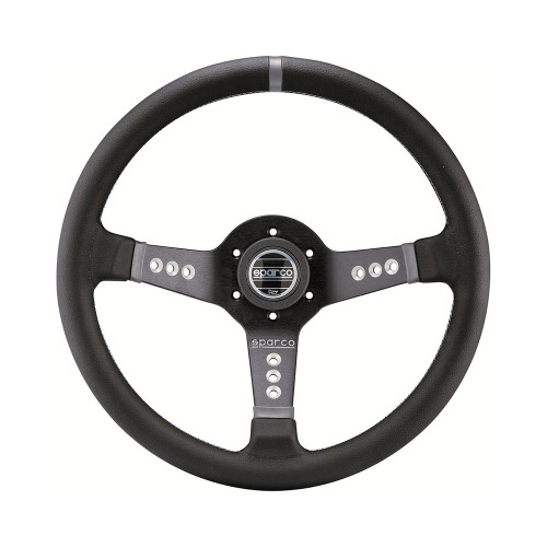 SPARCO / L777 STREET / 350 MM STEERING WHEEL / BLACK LEATHER (015L800PL)