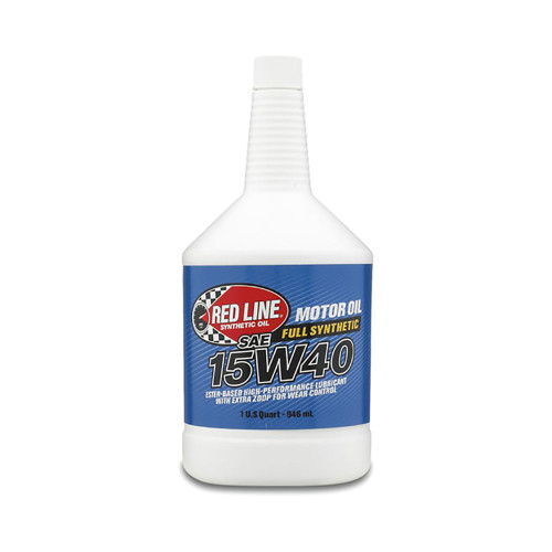 RED LINE (SAE 15W-40 DIESEL) HIGH PERFORMANCE / SYNTHETIC MOTOR OIL (21404) *** 1 QUART ***