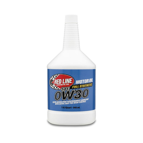 RED LINE (SAE 0W-30) HIGH PERFORMANCE / SYNTHETIC MOTOR OIL (11114) *** 1 QUART ***