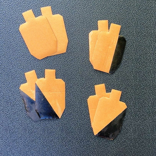 USPSA 1/8 Scale Dry Fire Targets (8 pack)