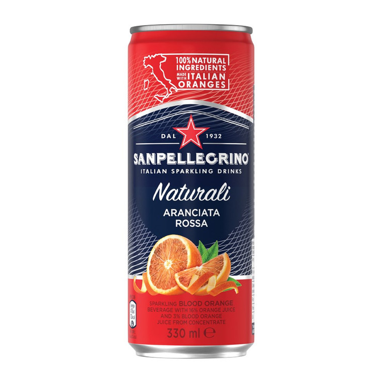 Aranciata Rossa 330ml Can (4 x 6)