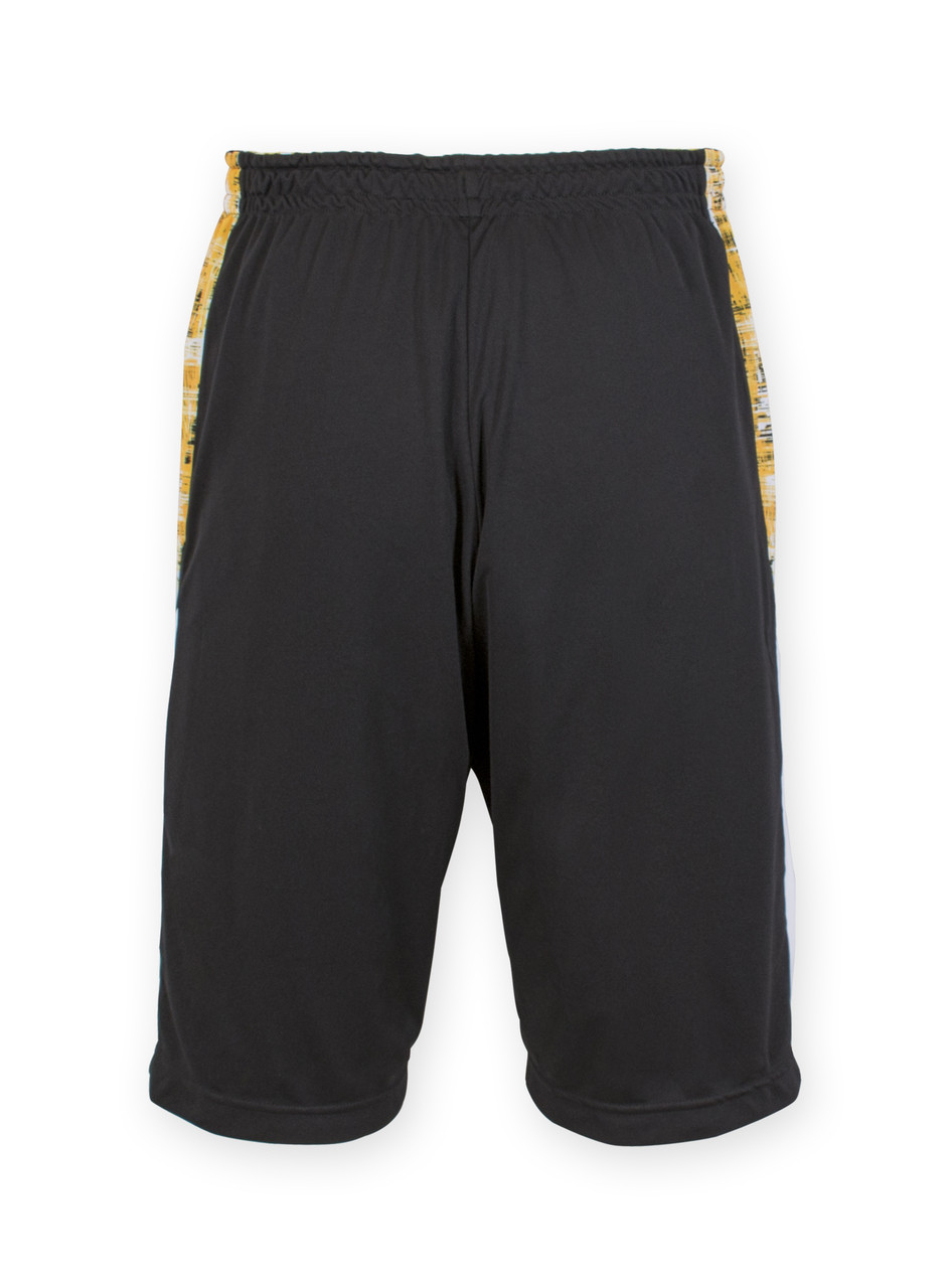 Iowa Hawkeyes Shorts - Reversible Black & Gold - AUTHENTIC BRAND