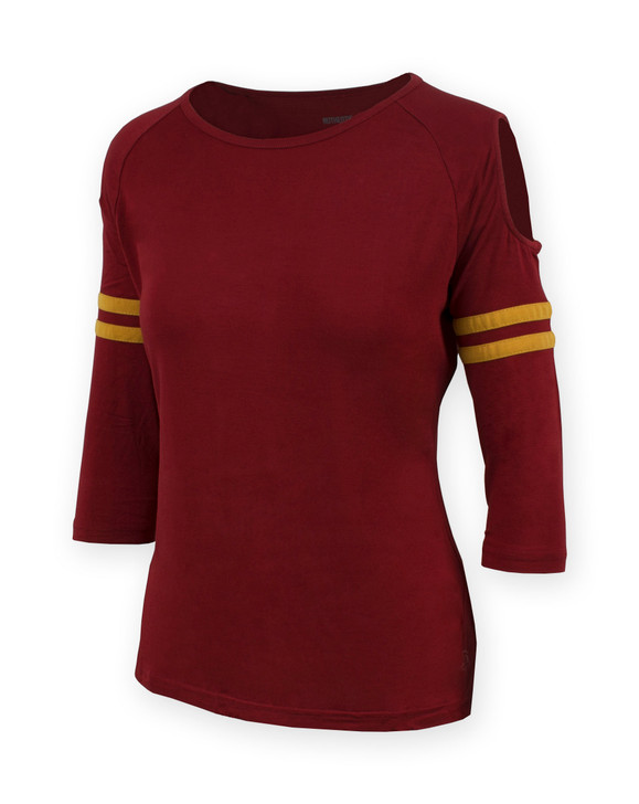 Kathleen Long Sleeve Cardinal