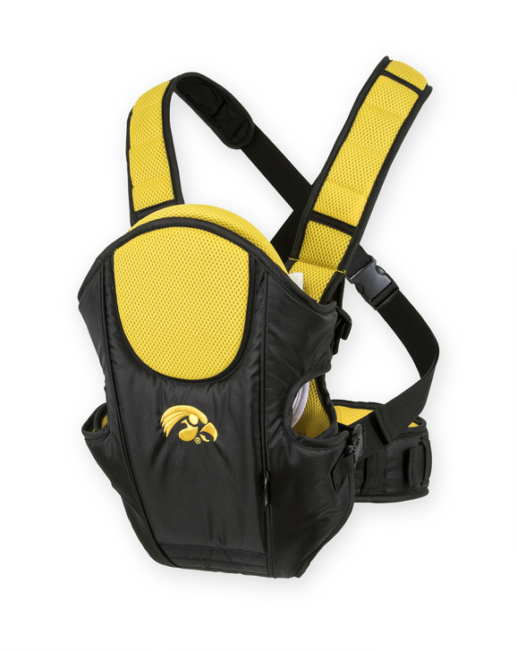 Iowa Hawkeyes Black & Gold Baby Carrier - Huey