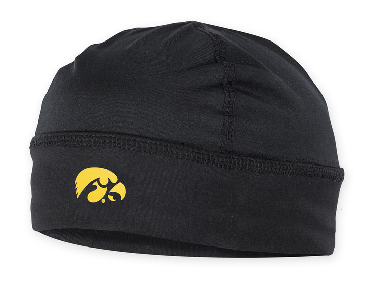 Iowa Hawkeyes Black Running Beanie - Taylin