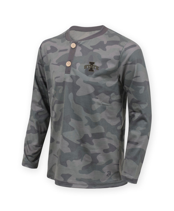 Walt Camo Henley ISU