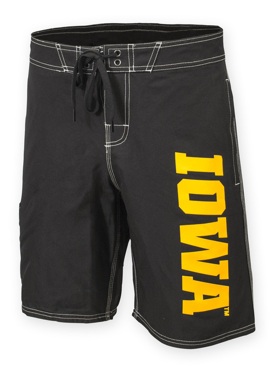 Iowa Hawkeyes Navy Boardshorts - Matt
