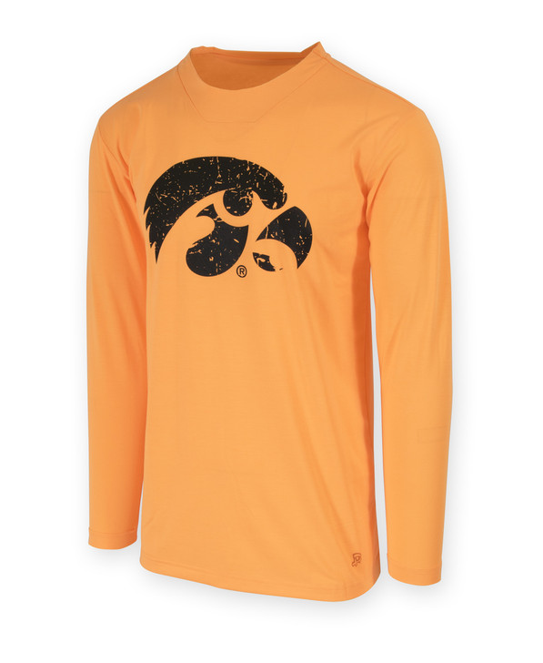 Iowa Hawkeyes Orange Long Sleeve Shirt - Marcus